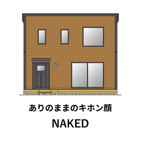 ありのままのキホン顔 NAKED