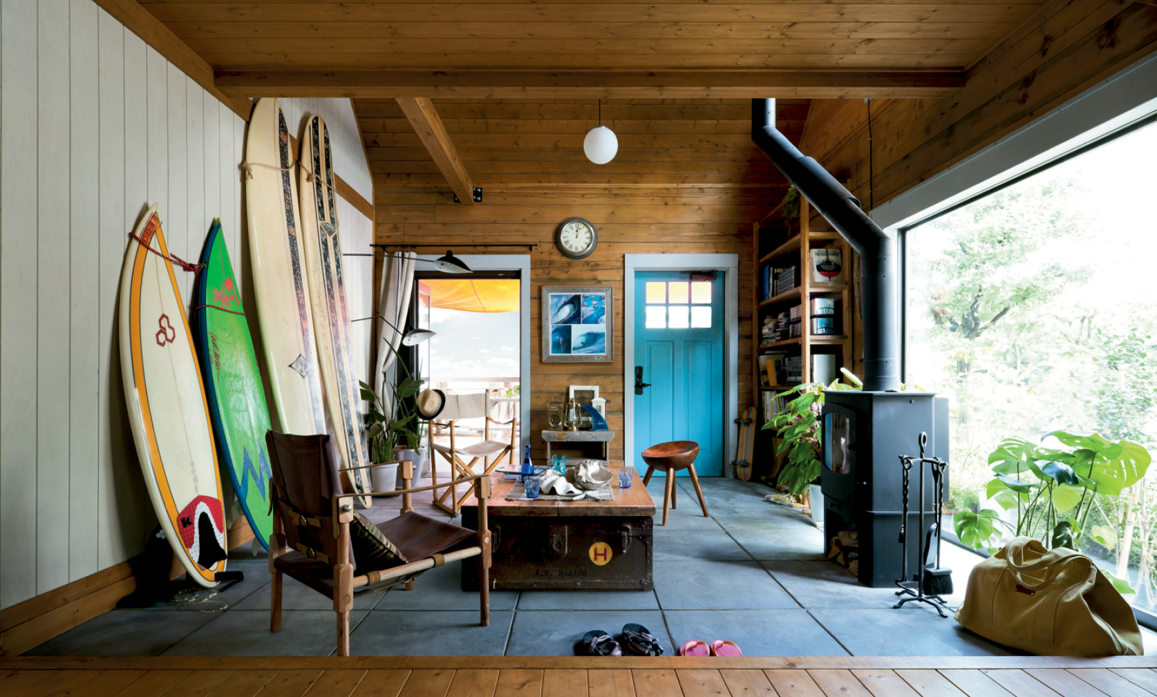 【ログハウスページ】購入前に取引ページご覧ください。 土間」のある暮らしは、 こんなに自由！｜BESSのおもしろみ｜BESS